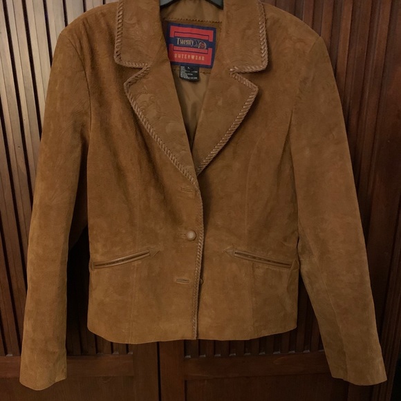 Vintage wrangler leather (suede like feel)coat. EVC - Picture 6 of 6
